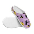 thumbnail image 3 of Kdxio Cute Halloween Women's Men's Slippers Plush Slip-On House Slipper for Winter Indoor Soft Cushion Non-slip Fluffy Slides Slippers-8, 3 of 7