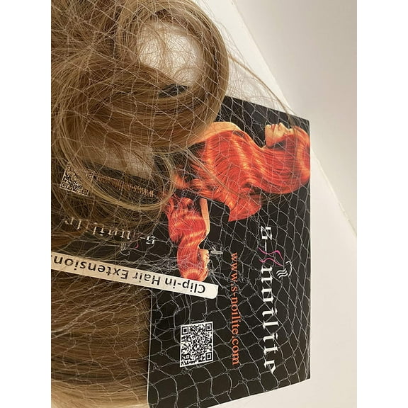 Clip In Women Hair Extensions Dark Blonde Honey Brown Carmel New