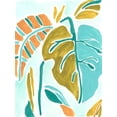 thumbnail image 2 of Vess, June Erica 12x14 Gold Ornate Wood Framed with Double Matting Museum Art Print Titled - Jungle Expression II, 2 of 4