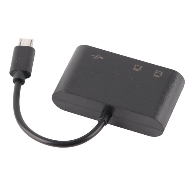 Lector de tarjetas micro USB compatible con tarjetas de almacenamiento, tarjetas de memoria, disco U, lector de tarjetas USB, teléfono móvil, computadora, universal para Android