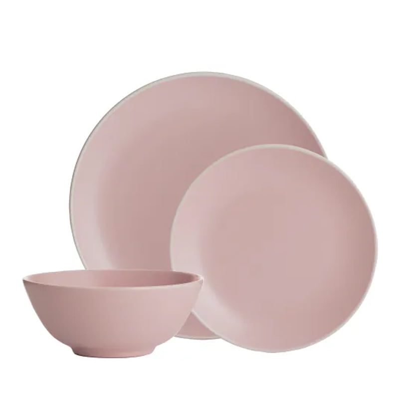 Juego Loza Classic Collection 12 Piezas Pink