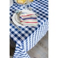 thumbnail image 2 of Navy/White Checkers Tablecloth 60x84, 2 of 5