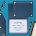 thumbnail image 3 of Portadores de Certificados, 30 Paquetes de Porta Diplomas, Cubiertas de Certificados con Borde de LáMina Dorada para TamañO de Carta 8,5 X 11 Pulgadas, 3 of 3