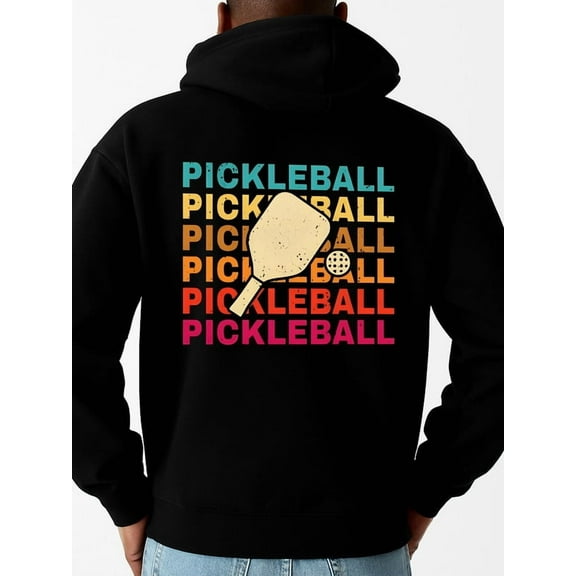 Pickleball Fan hoodies mens sweater hoodie black All-Season Fitness Top, Sleek Sporty Look, Durable Sportswear funny Basic Unisex Shirt Cotton tshirts Funny Unisex Shirt Printed tshirts