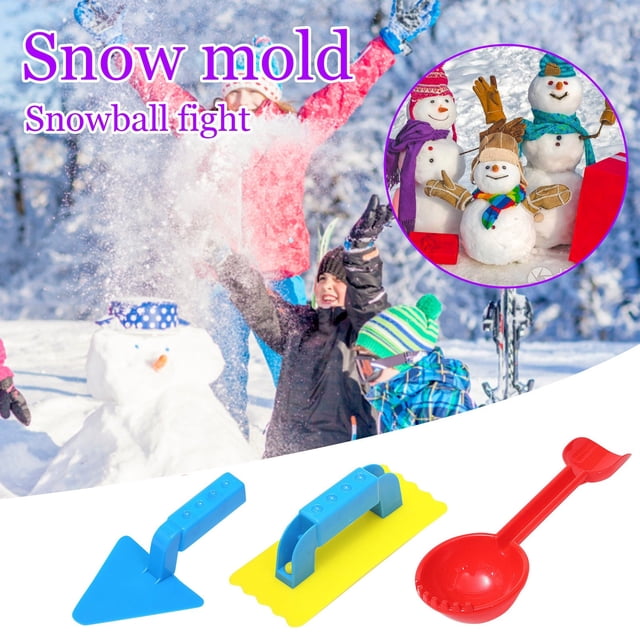 Fiudx Kit para Hacer Bolas de Nieve, Fácil de Moldear, Divertida Actividad Invernal, Herramienta para Jugar con Arena y Nieve, Equipo Creativo para Peleas de Bolas de Nieve, Diversión para Toda La Fa