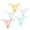 White+White+Green+Yellow+Pink, variant on Women's Side Tie G-String Thongs Panties Underwear Pack of 5