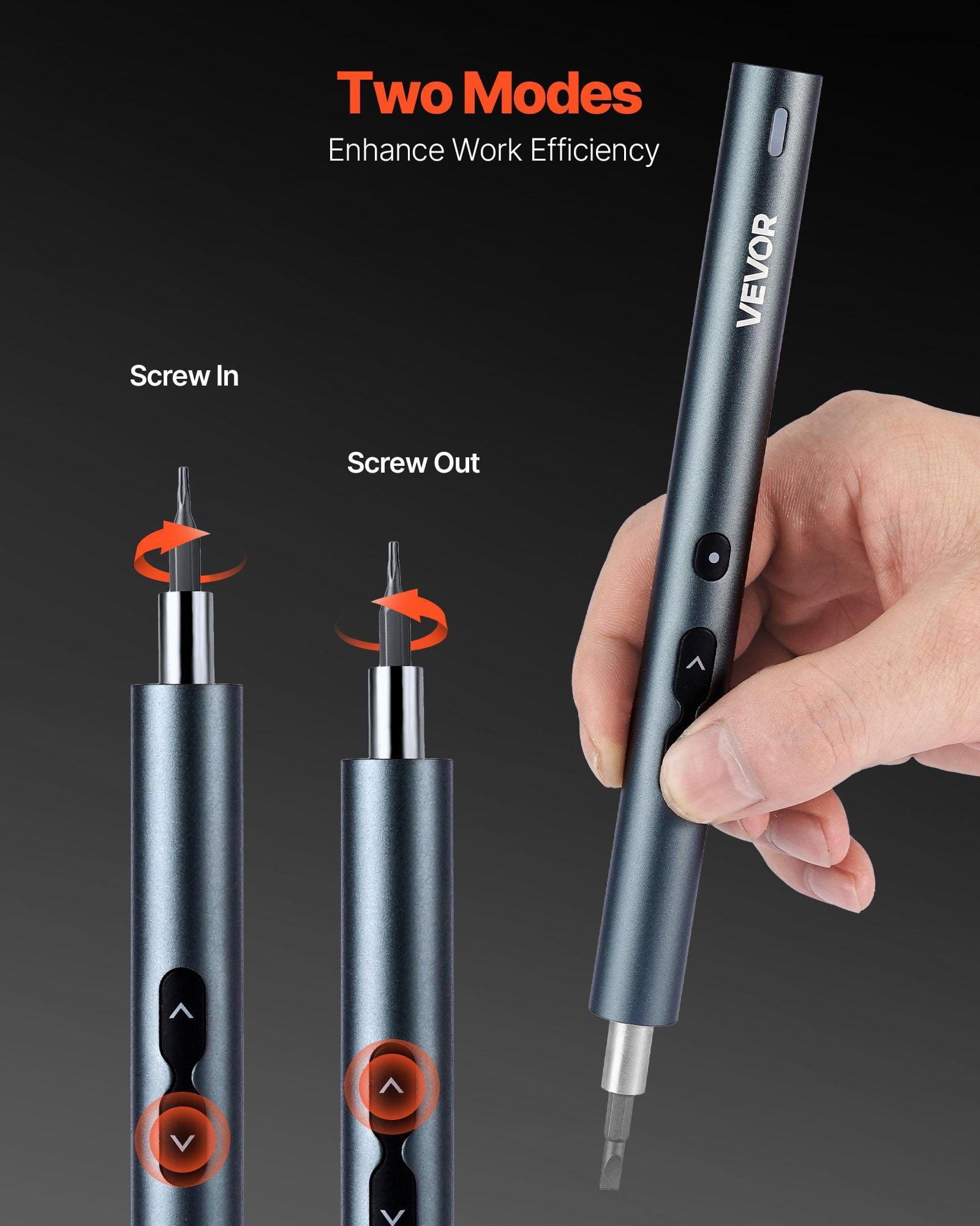Electric Precision Screwdriver Set 48 Magnetic Bits Mini Electric Screwdriver with Magnetic Storage Box S2 Steel Bits LED Light Type C Charging for Phone Laptop Electronics Repair