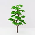 thumbnail image 2 of Shisuyan 12Pcs Model Trees Artificial Tree Fake Plants Decorative Lifelike Green Plant Park Scenery Layout Miniature Landscape Scenery(Green), 2 of 8