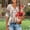 Red#1, variant on GaThRRgYP Short Sleeve Tunic Blouse - Women's Summer Tops,Women Fashionable and Comfortable Fashion Casual Button V-Neck T-shirt Loose and Elastic Non Positioning Printing Top Red S