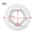 thumbnail image 4 of for Kawasaki Z400 Ninja 400 EX400 2018-2022 Front Brake Disc Rotor -, 4 of 4