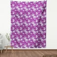 thumbnail image 4 of Floral Fabric by the Yard, Rose Bouquets Flourishing Spring Revival Branches Romantic Themed, Decorative Upholstery Fabric for Sofas and Home Accents, Fuchsia Lilac and Quartz by Ambesonne, 4 of 5