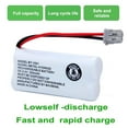 thumbnail image 5 of BT-1021 BBTG0798001 Compatible with Uniden BT-1021 BT1021 BT-1008 BT-1016 BT-1025 2.4V Cordless Handset Phone Battery, 5 of 5