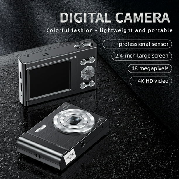 Andoer 4K Digital Camera 48MP, Inch IPS Display, 16x Zoom