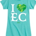 thumbnail image 3 of Wicked - I Heart Emerald City - Girls Toddler and Youth Fitted Short Sleeve Graphic Tee, 3 of 5