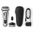 thumbnail image 4 of Braun Series 9 9330s Latest Generation Electric Shaver, Rechargeable & Cordless Electric Razor for Men - Charging Stand, Fabric Travel Case, 4 of 5