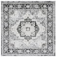 thumbnail image 2 of SAFAVIEH Brentwood Emalee Oriental Area Rug, Black/Ivory, 6'7" x 6'7" Square, 2 of 9
