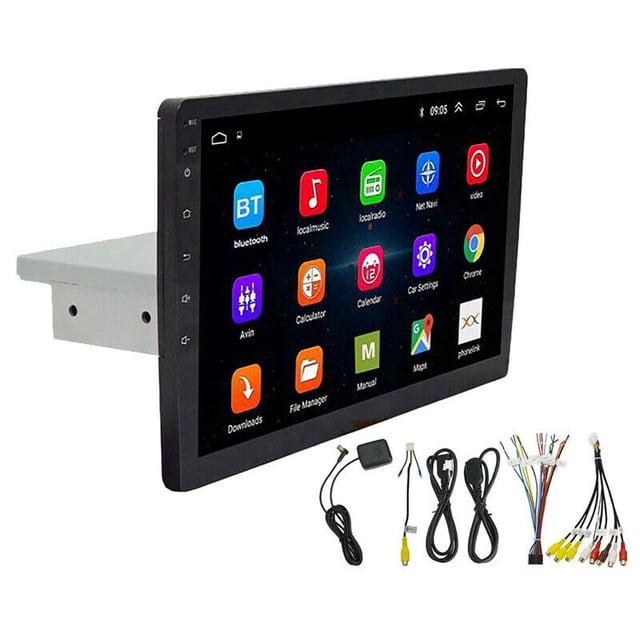 Car multimedia player 1 DIN stereo radio 9 "Android adjustable screen FM GPS navigation-