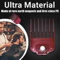 thumbnail image 3 of FrostHike Clipper Guards 10 sets Professional Hair Clipper Combs Compatible With Andis Master Clippers Trimmer Cordless Clipper 1/16th to 1" lengths Designed for MBA, MC-2, ML, PM- And PM-4 (Red), 3 of 5