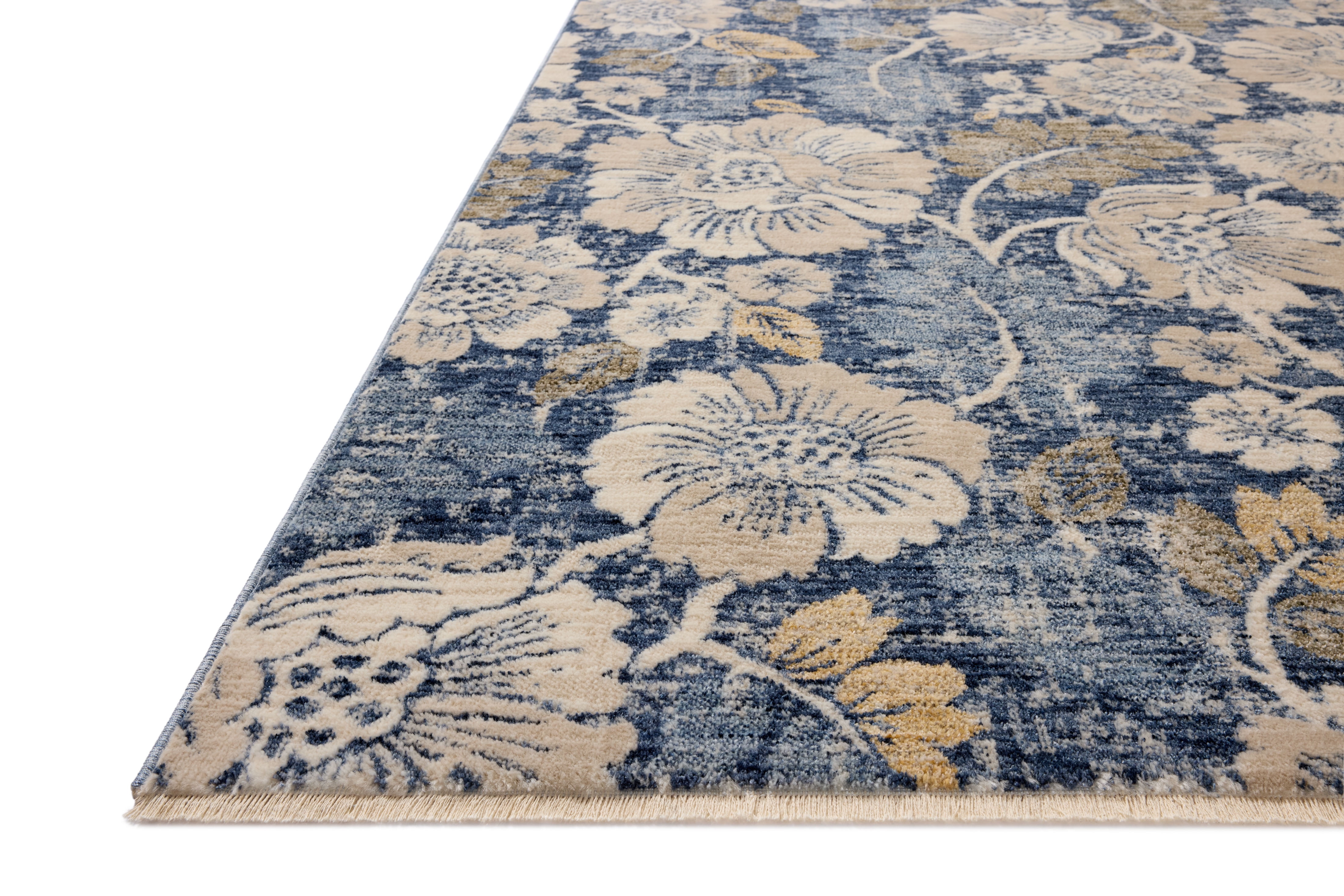 Loloi Eileen Denim / Natural 3'-11" x 5'-7" Accent Rug