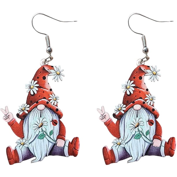 Pendientes Goblin Daisy Dwarf Regalos creativos de Pascua Pendientes acrílicos Wmkox8yi sjalhkljlk189