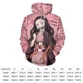 thumbnail image 2 of Kamado Nezuko Unisex Sweatshirts Loose Pullover Sweater Hooded Hoodie 3D Printing Jacket Winter Fall Clothes 4XL, 2 of 7