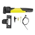 thumbnail image 2 of Bike Air Pump, Portable Compact Bicycle Air Pump 3-Section Design Durable Inflator with Mounting Kit with Frame Mounting Kit, 2 of 7