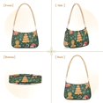 thumbnail image 7 of FORMRS Womens Shoulder Bag with Chain Strap Clutch Purse Cute Tote Handbag, Beige Christmas Gingerbread, 7 of 7