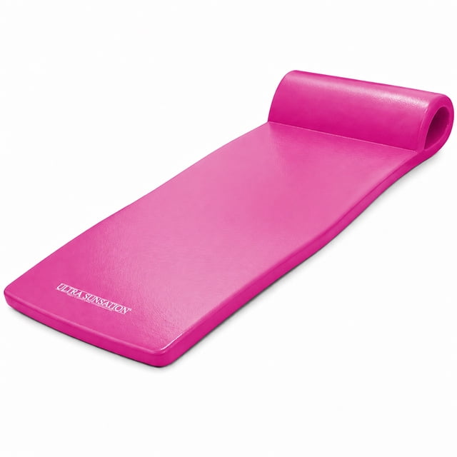 TRC Recreation Ultra Sunsation 2.5 Inch Thick Pool Float Lounge Mat, Pink