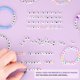 thumbnail image 3 of Kits de cuentas de letras con hilo elástico, alfabeto redondo, 1000 Uds., 3 of 8