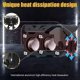 thumbnail image 4 of Faros De Lupa Luz Auxiliares Leds Doble Color P/ Auto Moto, 4 of 8