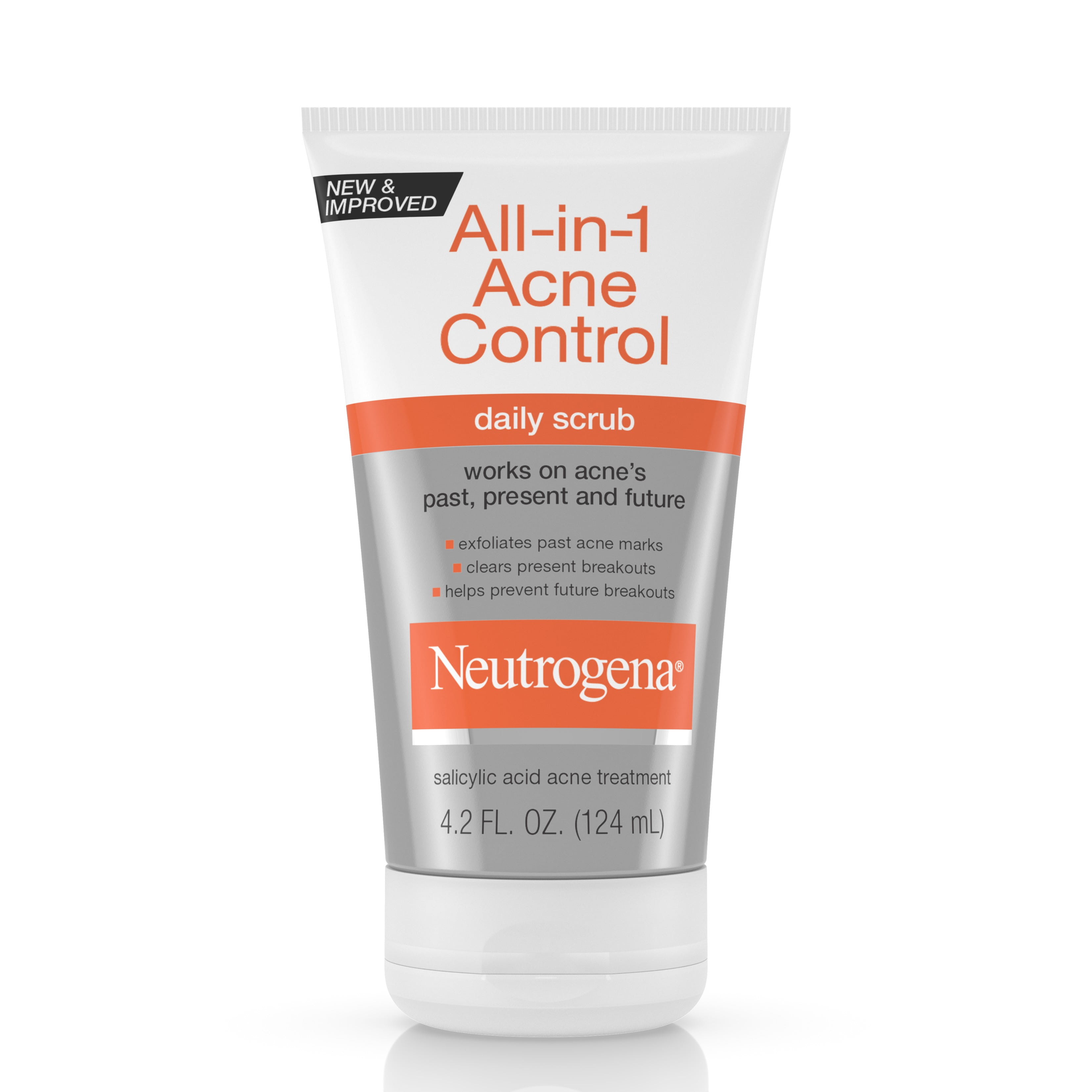 Neutrogena All-In-1 Acne Control Daily Scrub Acne Treatment 4.2 fl. oz