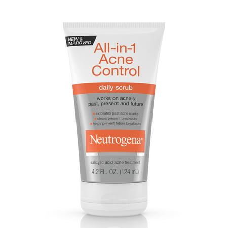 Neutrogena All-In-1 Acne Control Daily Scrub Acne Treatment 4.2 fl.
