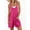 Rose, variant on Summer Jumpsuits for Women 2026 Casual Adjustable Spaghetti Strap Rompers for Women Outfits Sleeveless Loose Shorts Overalls with Pockets Rose XL