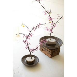 4pcs 0.9/1.4/1.7/2.4 Flower Frogs Ikebana Kenzan Brass Flower Arranger Gold - Gold Tone