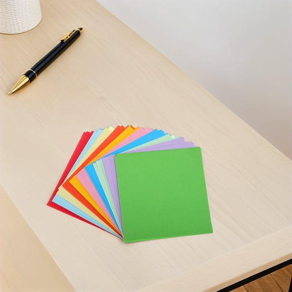 Homoyoyo 600 Sheets Assorted Color Colored Craft Paper for Folding into Shapes Crafting Supplies Classroom Activities