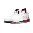 thumbnail image 2 of JORDAN MENS Air Jordan 5 Retro "Fire Red" 136027 120 136027 120 from Stadium Goods, 2 of 6