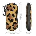 thumbnail image 5 of ZICANCN Sunglasses Soft Case, Leopard Print Cool Background Neoprene Zipper Eyeglass Case for Men Women, 5 of 9