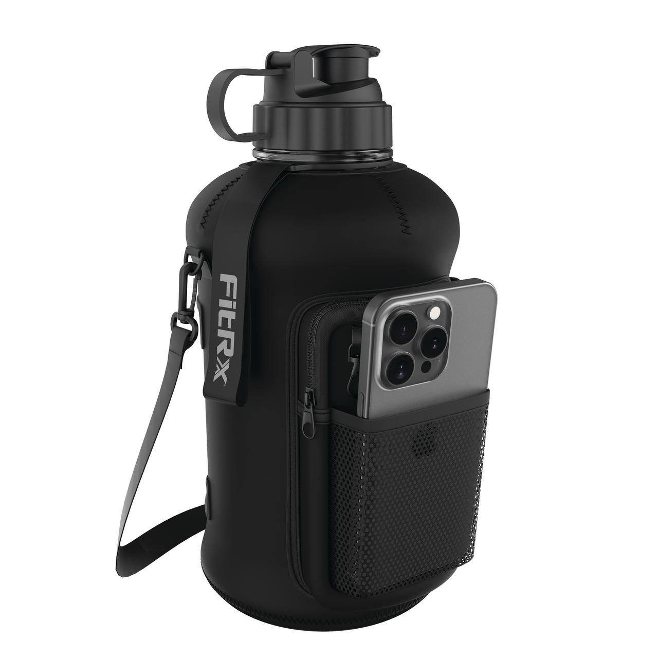 FitRx Voyager 68 Oz Water Bottle with Sleeve photo 1