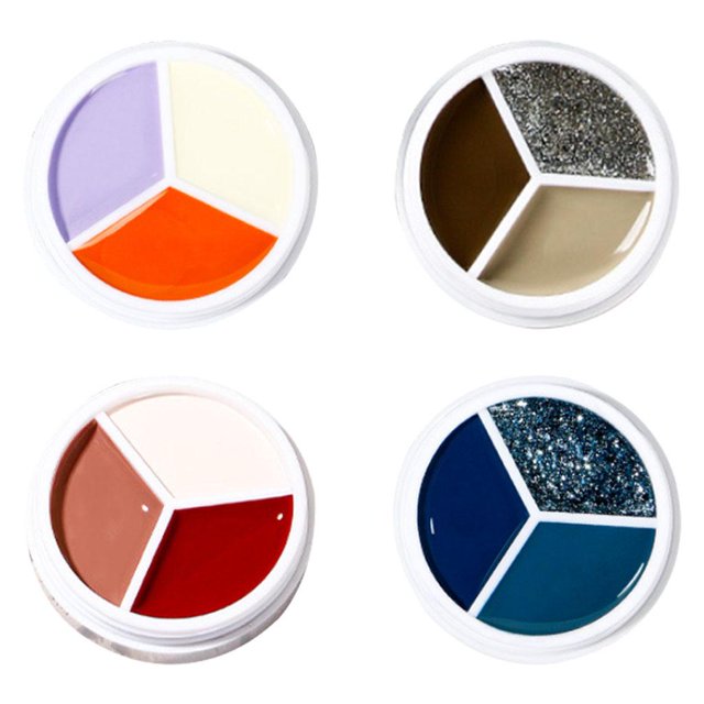 4x 3 De Uñas Pegamento Gel Crema Popular Suave Para Manicura Salón shamjiam Pegamento para esmalte de uñas