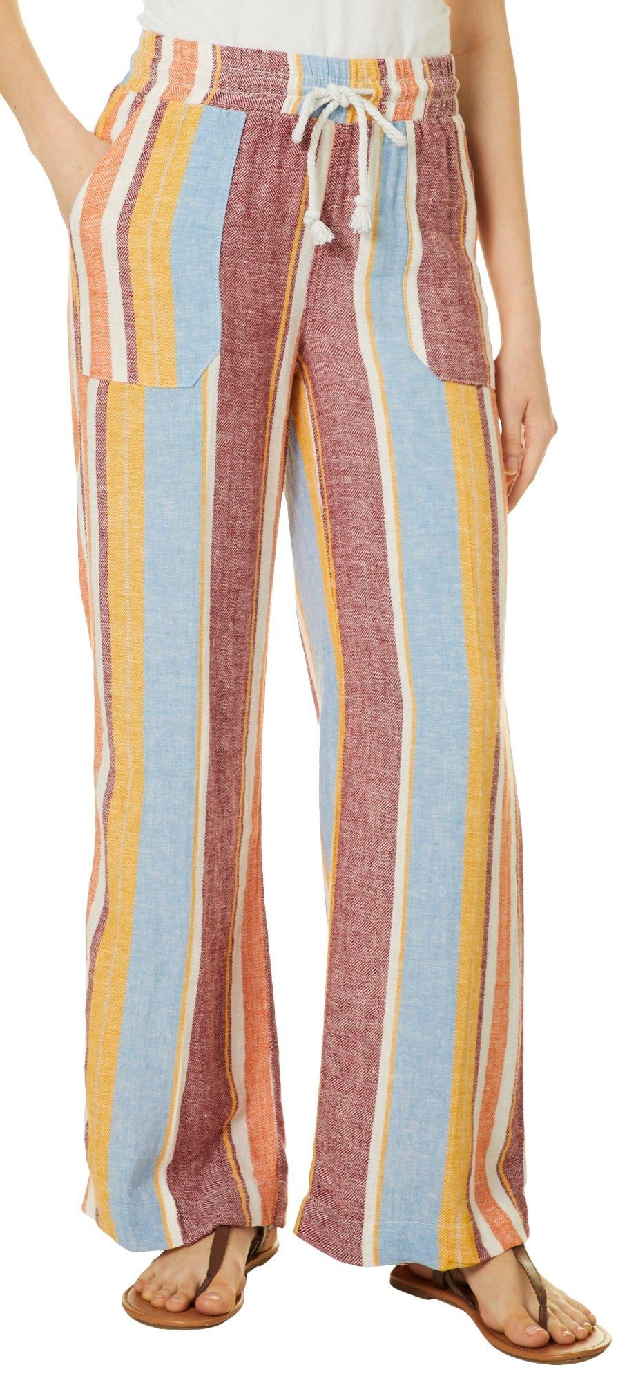 indigo rein striped pants