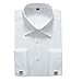 thumbnail image 3 of Alimens & Gentle Chemises Habillées Coupe Régulière à Poignets Français (Cufflink Inclus), 3 of 4