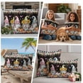 thumbnail image 5 of Colorful Gnomes Fall Outdoor Waterproof Pillow Covers, Pumpkins Thanksgiving Botanical Floral Decorative Rectangle Throw Pillowcase Sofa Cushion Sham for Patio/Couch/Chair, 20"x12" 2 Pack, 5 of 8
