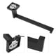 thumbnail image 5 of Porta Papel Higiénico Rollo de Toalla Multifuncional Portarollo de Acero Inoxidable Negro Autoinstalable Cocina Montada en Pared Ba?o Lavabo Inodoro Unbranded JY00995, 5 of 7