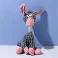 thumbnail image 2 of Indestructible Dog toys,Squeaky Chew Toy Durable Plush Dog Toys for Aggressive Chewers,Chew-resistant, for Small Medium Large Dogs Puppy Teething Toys 10.04" A, 2 of 8
