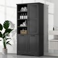 thumbnail image 7 of Tall Bathroom Storage Cabinet with Doors, Drawers and Tilt-Out Laundry Hamper, 7 of 7