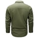 thumbnail image 4 of Xihbxyly Camisa de Terciopelo de Manga Larga para Hombre, Chaqueta de Trabajo Gruesa y Cálida, Elegante Chaqueta Informal con Capucha, Ideal para Salir a La Oficina, Cómoda y a La Moda, Talla M-5Xl., 4 of 5