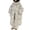 Beige, variant on KAUOD Girls Long Winter Coats Padded Waterproof Hooded Puffer Jackets Teen Kids Outdoor Insulated Hiking down Outwear
