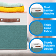 thumbnail image 3 of Pomatree 13x13 Storage Cubes - 6 Pack - Linen Fabric 13 Inch Cube Storage Bins, 3 of 7