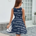 thumbnail image 6 of Bereavement Gifts Memorial Gifts for Loss of Loved One Sympathy Dress Fashion Beach Long Dresses Female Party Printed Sundress, 6 of 7