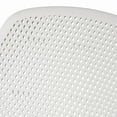 thumbnail image 6 of Noble House Lotus Plastic Patio Dining Arm Chair in White (Set of 2), 6 of 8